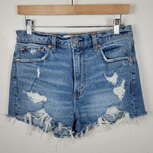 Abercrombie & Fitch High Rise Mom Shorts Size 28/6
